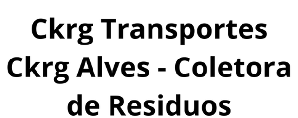 Ckrg Transportes Ckrg Alves - Coletora de Residuos logo