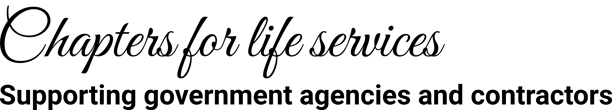 Chapters for life Services logo