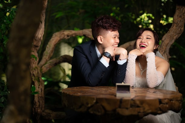 wedding photography in Gardens by the Bay Singapore photoshoot solemnization ROM