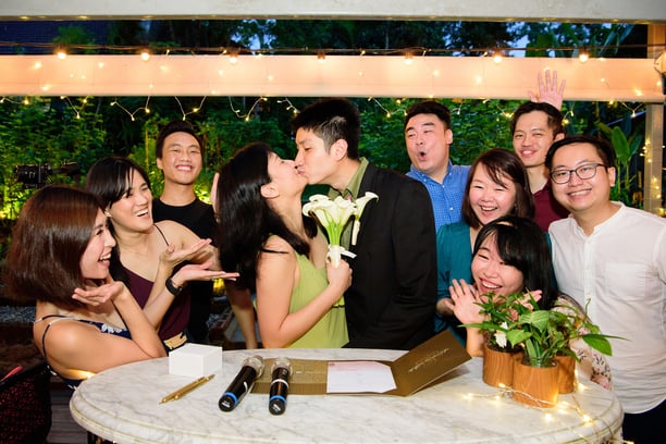 singapore wedding photography group of friends
