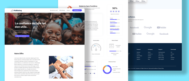 a website page with a bunch of different images