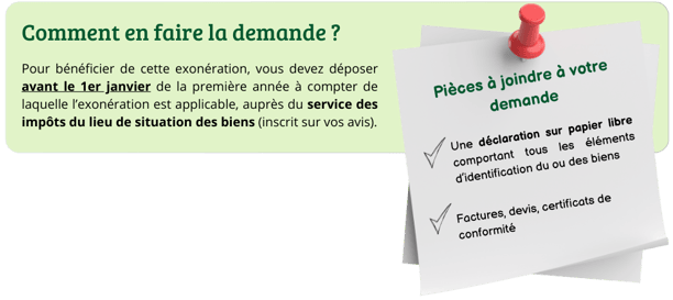 Comment faire une demande d'exonération de la taxe foncière sur les propriétés bâties TFPB