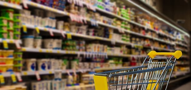 Well-Organized Grocery Section at Sampurnaa Enterprises – Leading Wholesale Supplier in Siyaganj