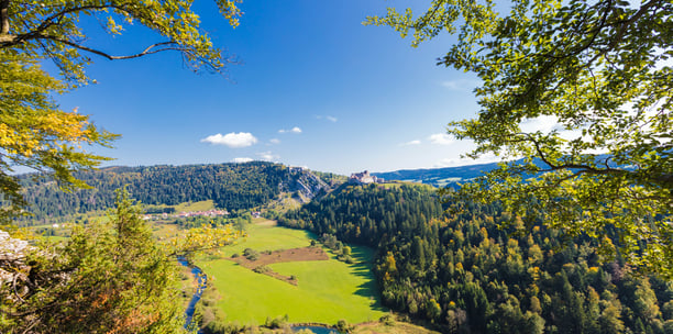 Parcours de la marche nordique du trail des sangliers de pontarlier