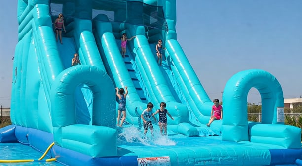 bouncy rental, bouncy castle, water slide
