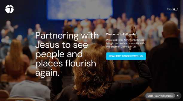 Church website design