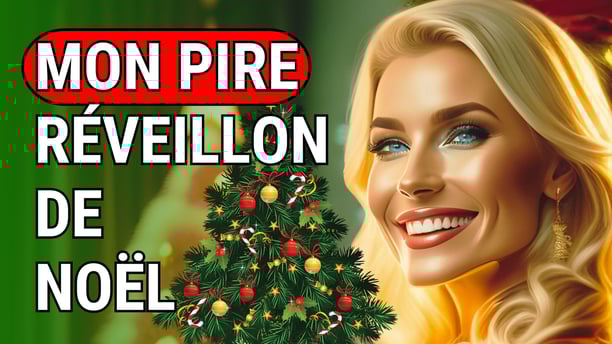 femme joyeuse pendant les fêtes de noel