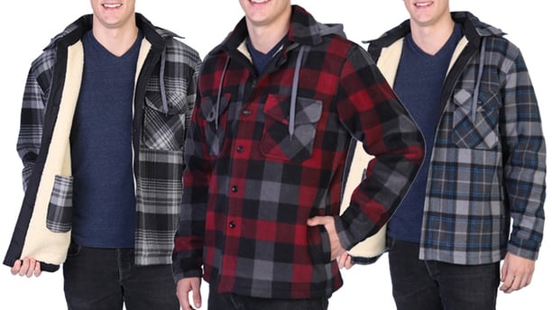 Mens flannel shirts jackets