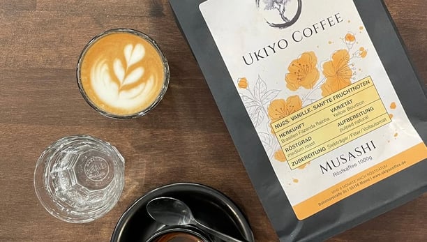coffee cup with coffee bag