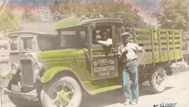 Ed Carey & Son contractors started in Chatham 1910.