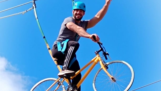 circuitos aereos, tirolinas, toboganes, parques, murcia