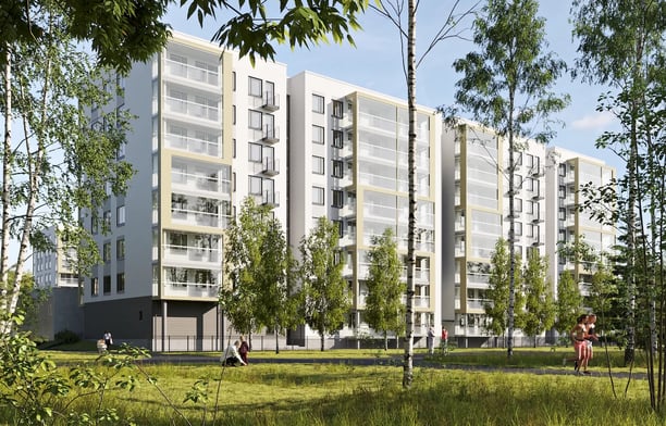 Daugiabučio vizualizacija