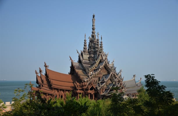 The Sanctuary of Truth in Pattaya, Thailand