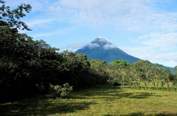 View of the Arenal Volcano