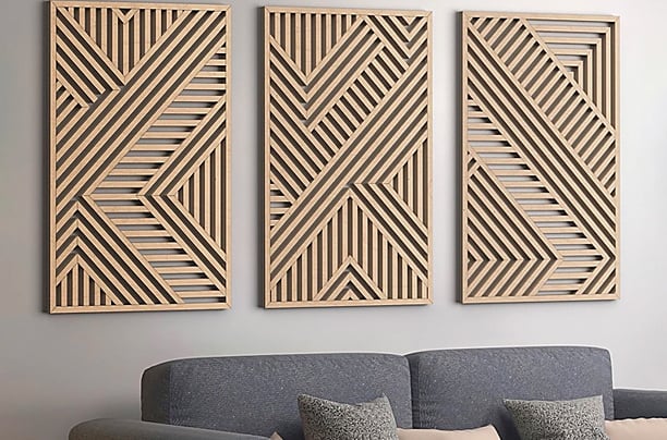 Ejemplo de corte CNC en MDF con detalles precisos para mueble personalizado