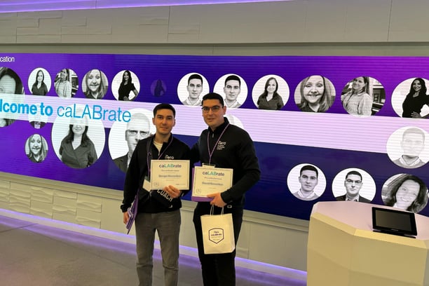 Picture of two guys who are a founder of this dental lab.