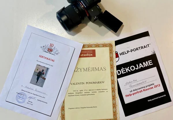 fotografijos kursai, sertifikatai