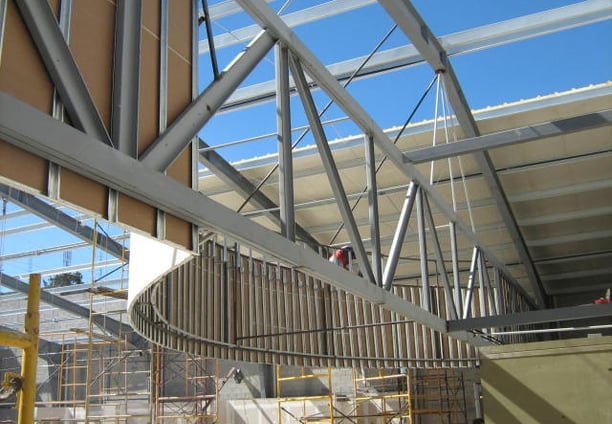 Fabricacion de estructura metálica Elektra Guatemala