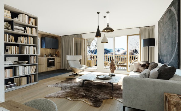 Image de l'intérieur d'un des appartements de la résidence dont traite ce site internet.