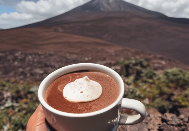 photo of mug with hot choco