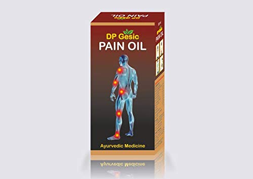 bottle of pain relief oil