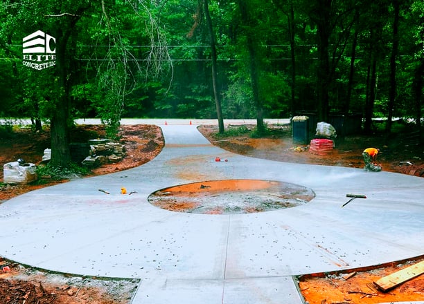Concrete contractor driveway ga