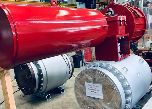 mounting hardware for valve and actuator
