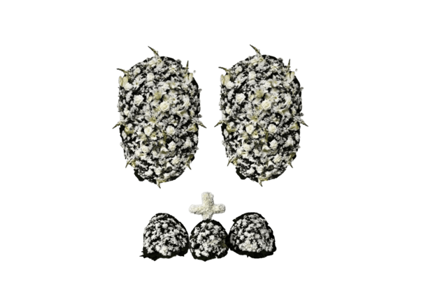 Conjunto de Flores A Luxo I consolare