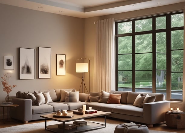 black and white throw pillows on gray couch