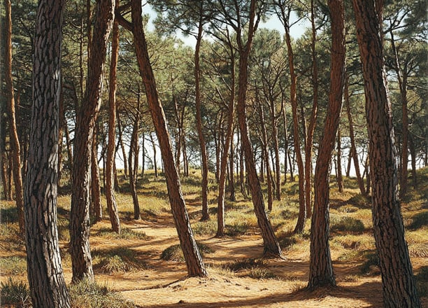Foret de pins sylvestres