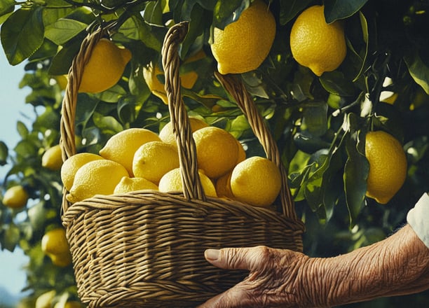 Citronnier avec des fruits
