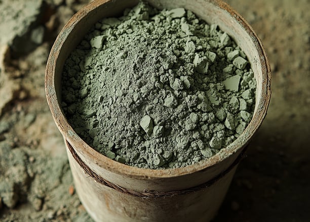 Argile verte montmorillonite