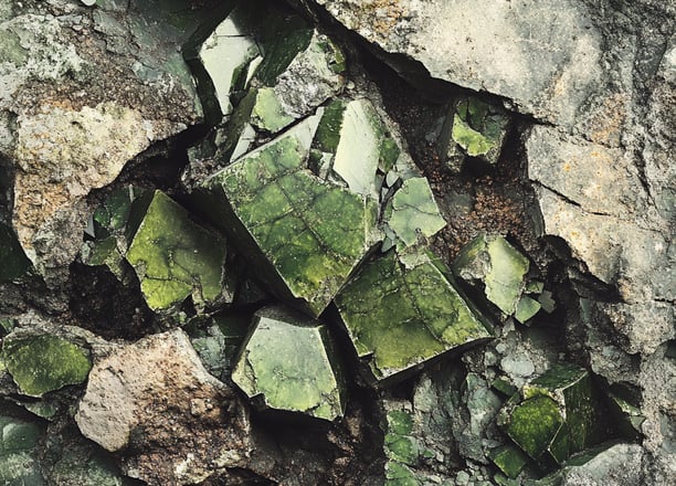 Epidote brute
