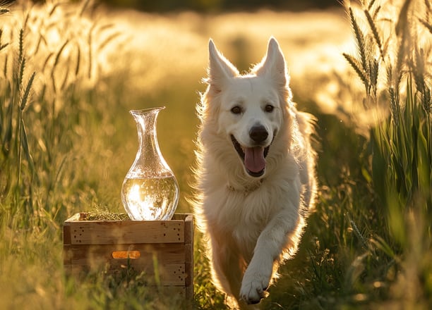 Berger blanc suisse avec Decyl Glucoside