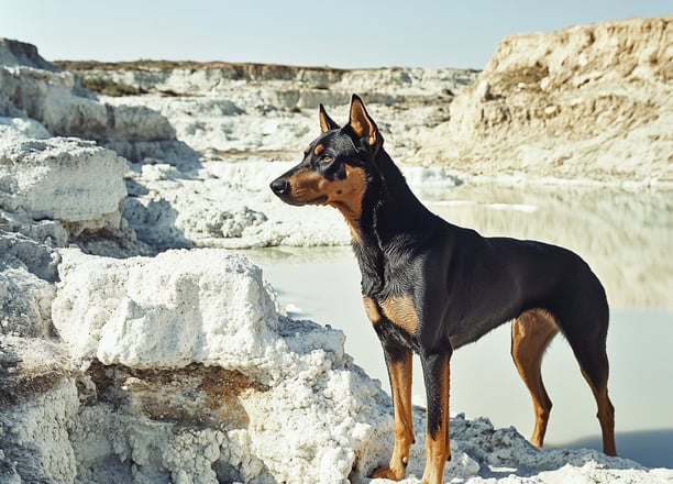 Beauceron dans bicarbonate de soude