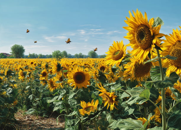 Champ de tournesol
