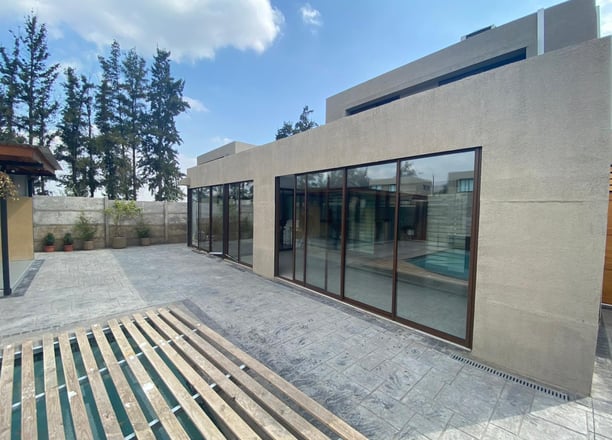 Cierre de terraza Realizado en Regiòn