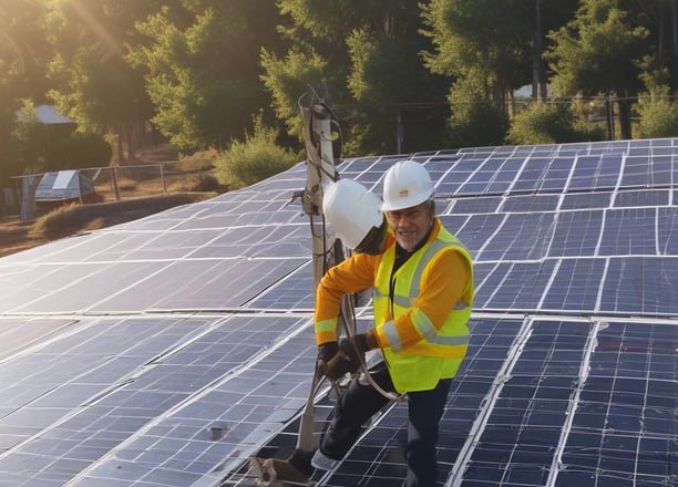industrial power plant skyline