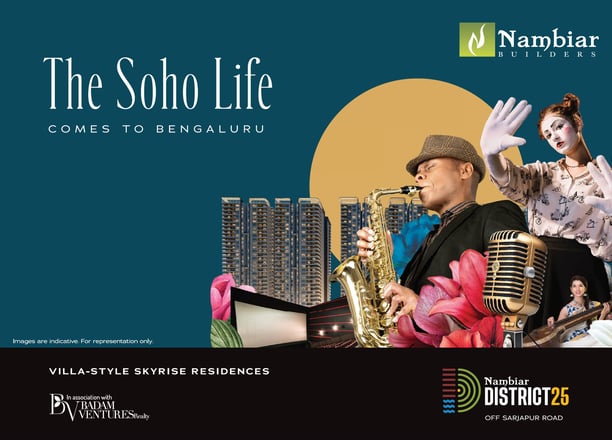 Villa style living in apartments, Nambiar District 25 - Soho life - Off Sarjapur Road