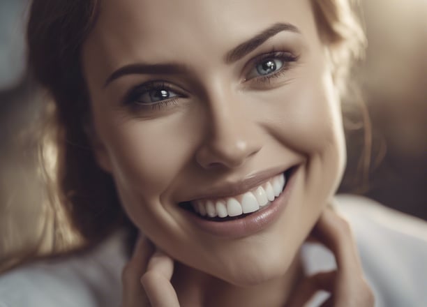 girl in white knit sweater holding white plastic spoon