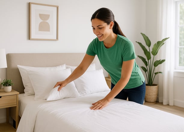 Dust Be Gone Airbnb cleaning professional creating spotless vacation rental spaces in Scottsdale