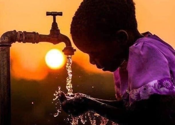 afe drinking water project in African community