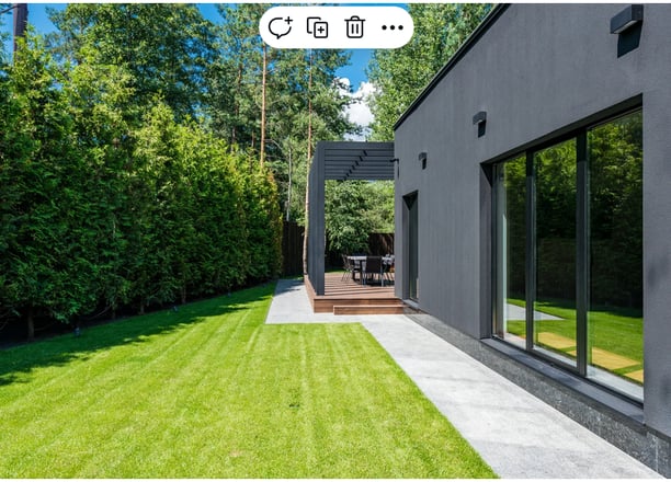 photo jardin de maison