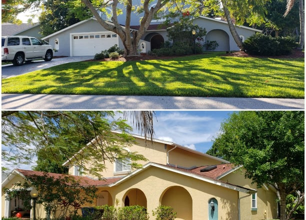 "exterior Painting" before and after