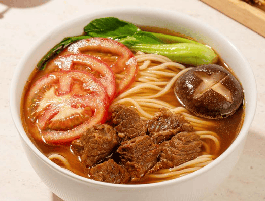 Hot Halal Beef Noodle Bowl with Broth – Kol Noodle NYC