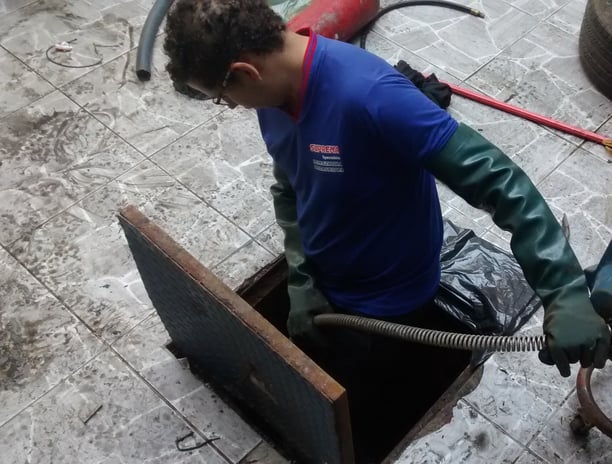 desentupidora de caixa de gordura
