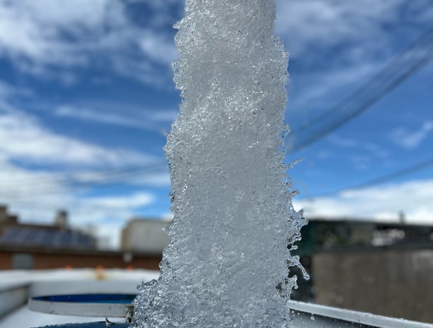 llenado de tanque de agua potable