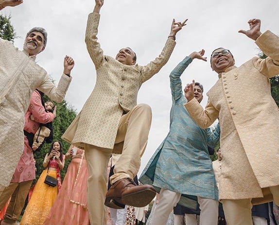 people celebrating