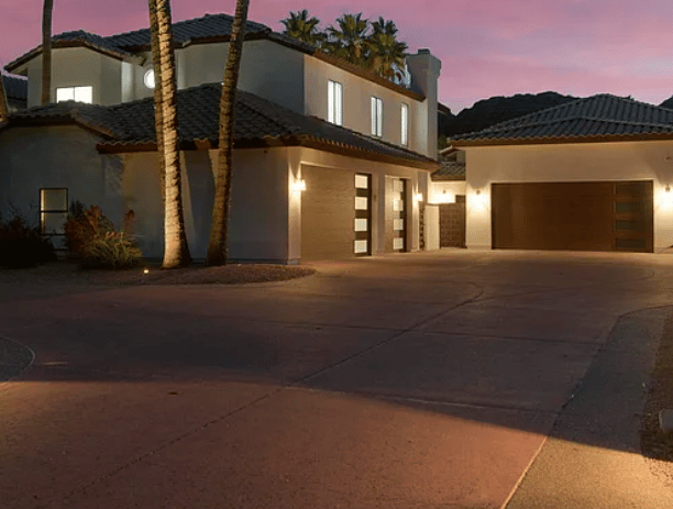 Modern Garage Door side windows Coplay
