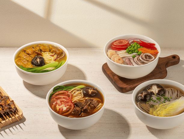 Hot Halal Beef Noodle Bowl with Broth – Kol Noodle NYC